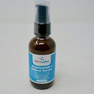 QRxLabs 5% Niacinamide (Vitamin B3) + Retinol Serum Professional Strength 2 oz